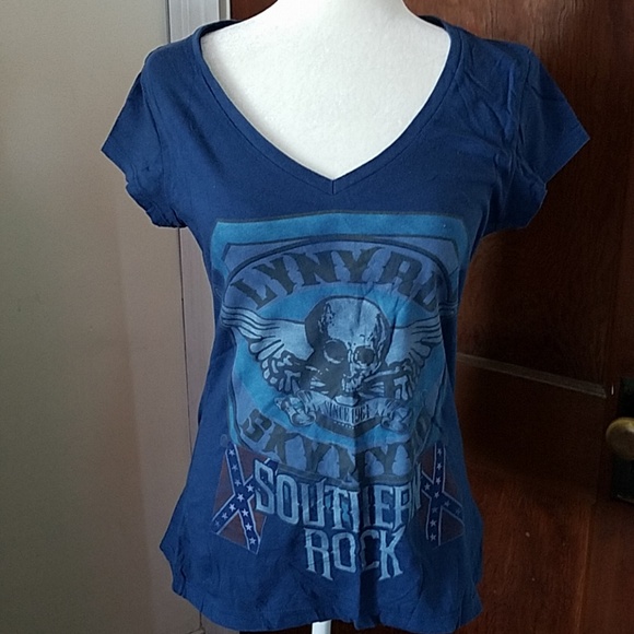 Lynyrd Skynyrd Southern Rock V Neck Tee 